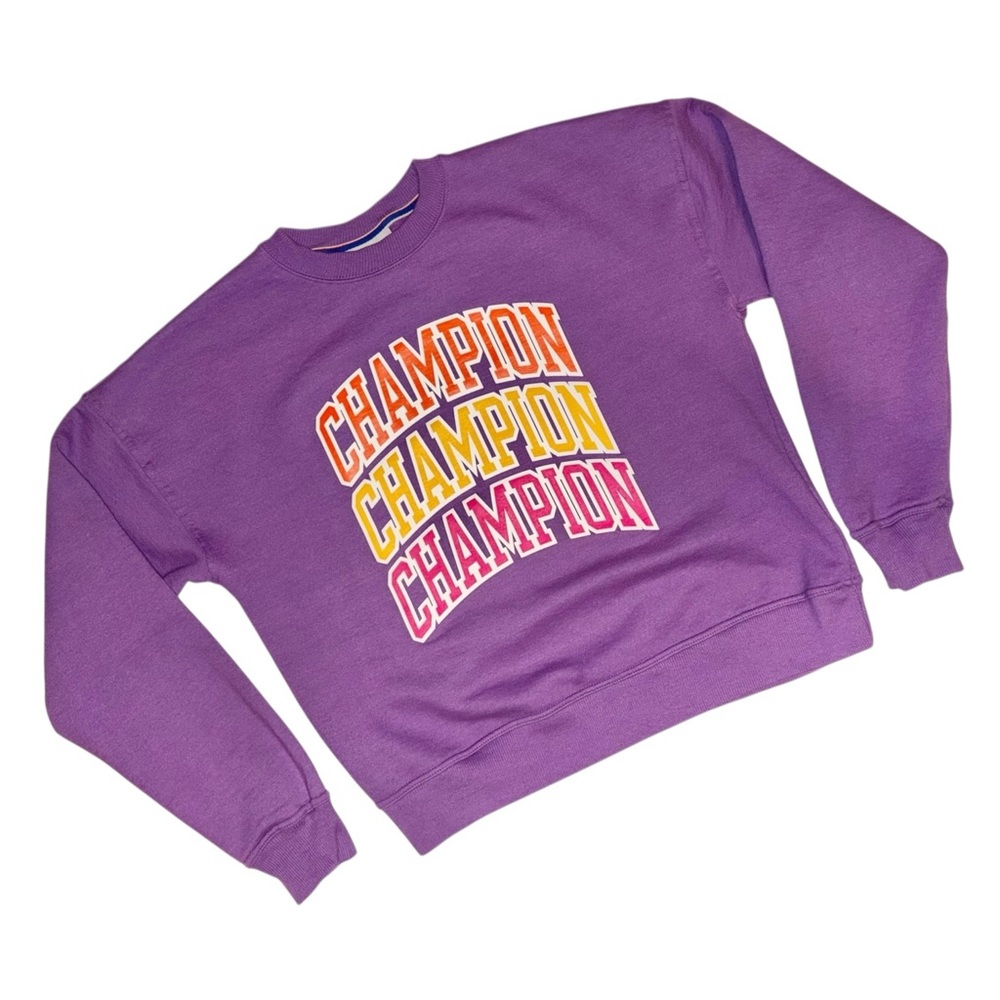 Champion Purple Crewneck Sweatshirt